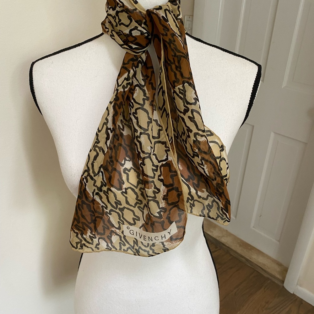 Vintage Givenchy Rectangular Scarf - image 1